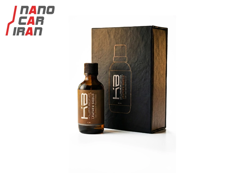 نانو سرامیک چرم خودرو ۵۰ میلی لیتری کیوباند کی بی مدل لدر شیلد